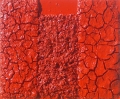Cretto rosso e trucioli