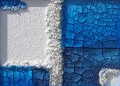 Cretto azzurro e quarzo