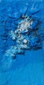 Composizione di materia azzurra